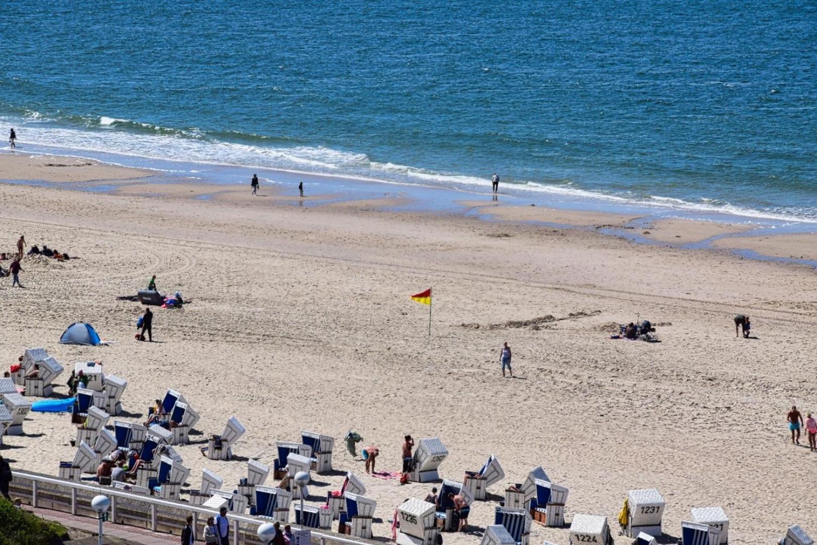 Haus Metropol App 108 mit Meerblick und Cityblick 3 Balkone Westerland Exterior foto